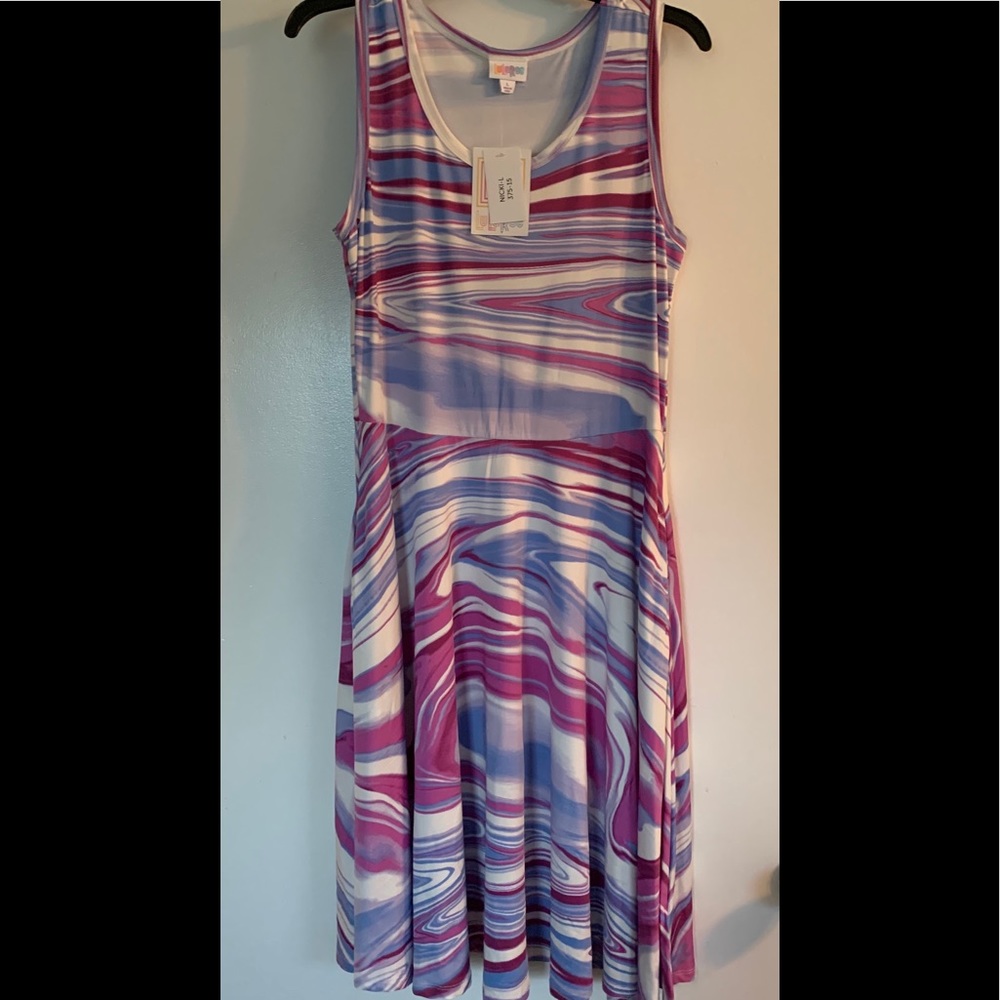 LuLaroe Nicki Marble Tank A-Line Dress